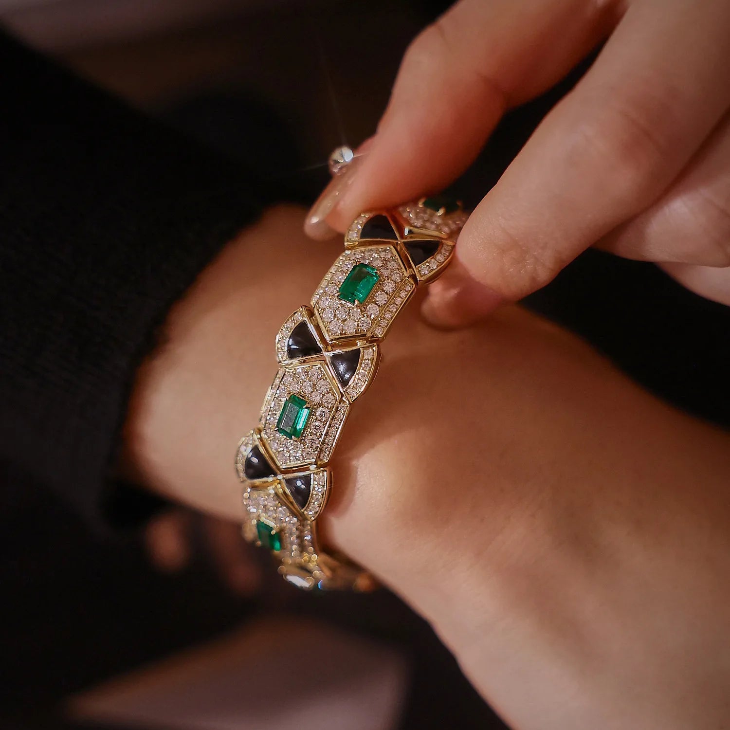 Vintage Emerald Bracelet