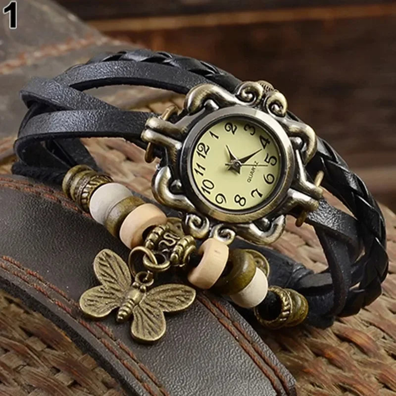 Vintage Leather Wristwatch