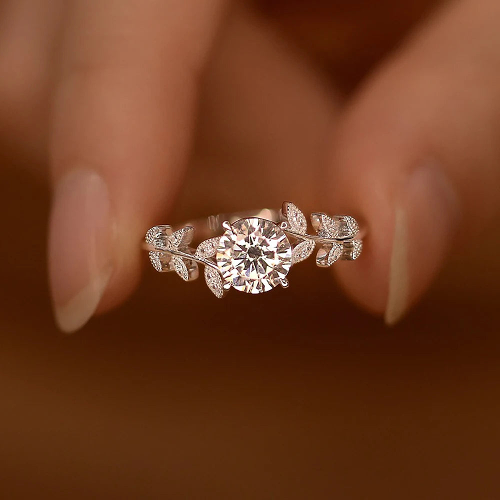 Moissanite Diamond Ring